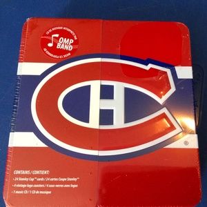 Canadiens 24 cards ,vintage coasters